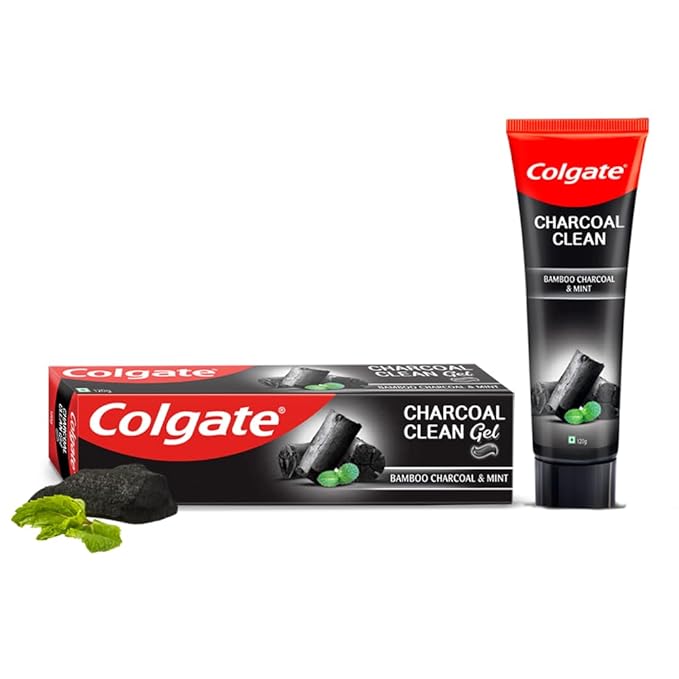 Colgate Charcoal Clean Black Gel Toothpaste , Pack of 120g Deep Clean Tooth paste With Bamboo Charcoal & Wintergreen Mint For Plaque Removal, Deep Clean & Tingling Fresh Mouth Experience - Image 4