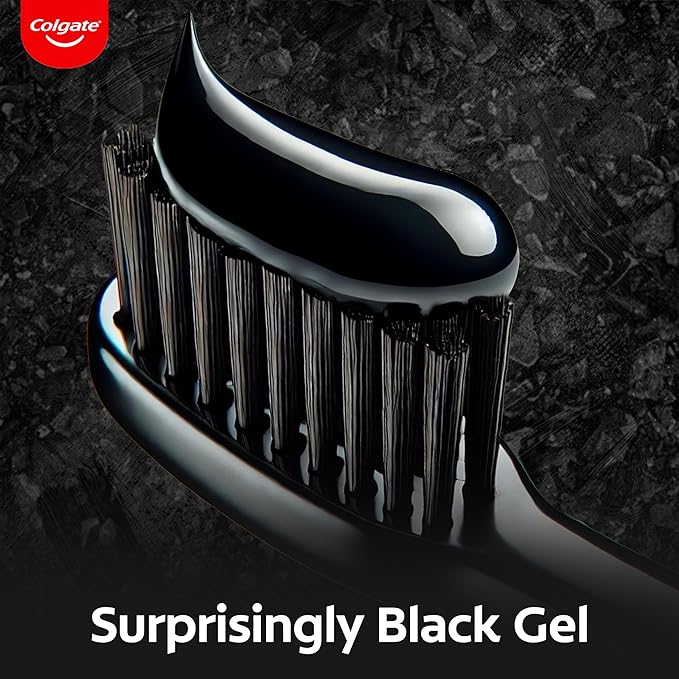 Colgate Charcoal Clean Black Gel Toothpaste , Pack of 120g Deep Clean Tooth paste With Bamboo Charcoal & Wintergreen Mint For Plaque Removal, Deep Clean & Tingling Fresh Mouth Experience - Image 2