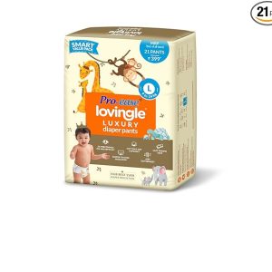 Pro-ease Lovingle Luxury Baby Diaper|Pant Style Diaper for Baby|Diaper L size