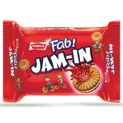 Parle Fab Jam-In Cream Biscuits 150 g