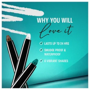 Lakme Eyeconic Kajal, Deep Black 0.35 g